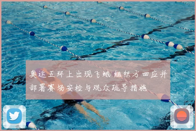 奥运五环上出现飞蛾 组织方回应并部署赛场安检与观众疏导措施